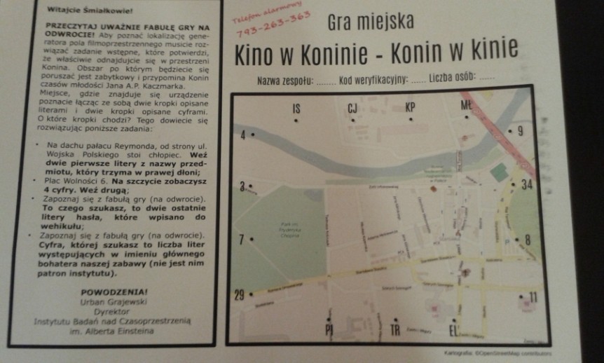 Miejska Gra Filmowa 2015