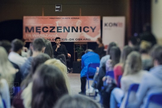Spotkanie z reżyserem - p. Grzegorzem Jarzyną