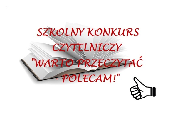 Konkurs czytelniczy "Warto przeczytać - polecam!"