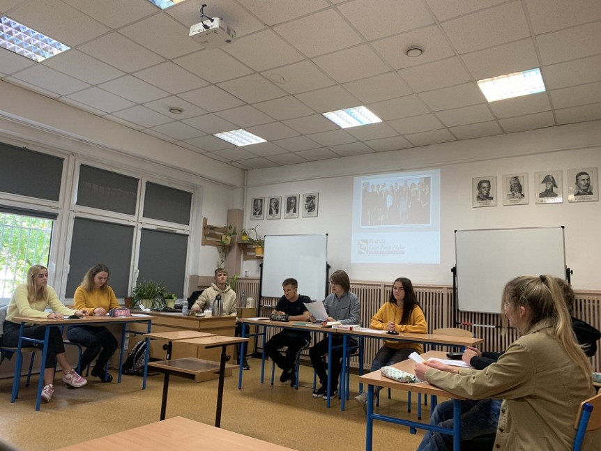 Warsztaty w ramach Programu Edukacji Prawnej Fundacji Court Watch Polska.