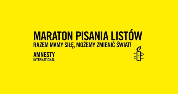 Maraton pisania listów Amnesty International