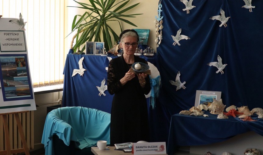 "Poetycko-morskie wspomnienie"- czyli spotkanie z poezją Danuty Olczak