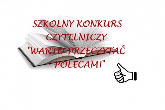 Konkurs czytelniczy "Warto przeczytać - polecam!"