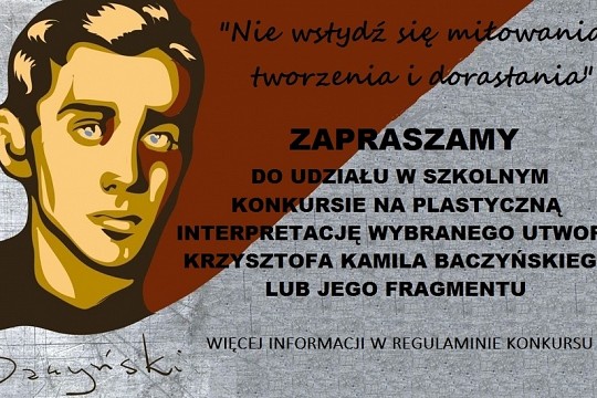 Krzysztof Kamil Baczyński - konkurs plastyczny