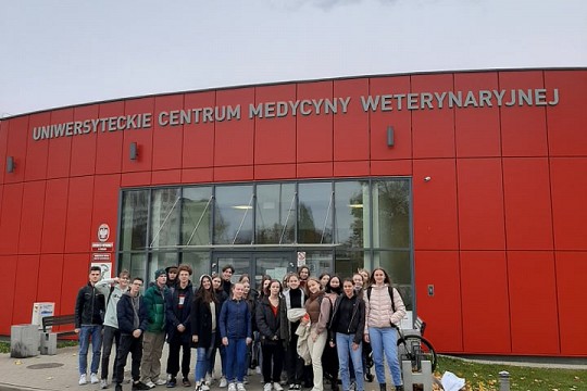 Klasa 2h na Uniwersytecie Przyrodniczym