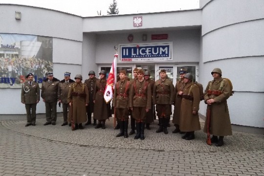 Sztandar 18 pułku piechoty w II LO