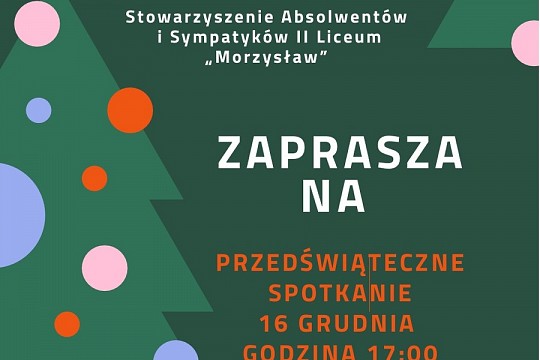 Spotkanie przedświąteczne dla przyjaciół i absolwentów szkoły
